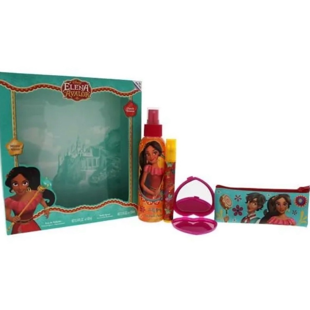 Disney Elena of Avalor Teal Pink Orange Kids Gift Set